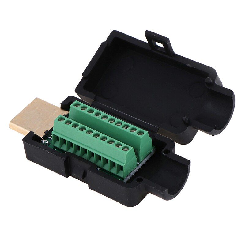 HDMI connector breakout module met schroefterminals 02